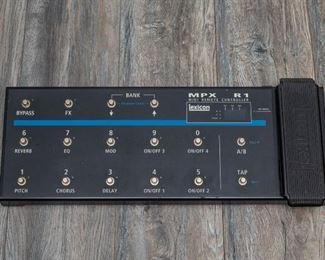 Two (2) of two (2) Lexicon MPX R1 Floorboard MIDI Controller