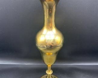 Tall Brass Bud Vase
