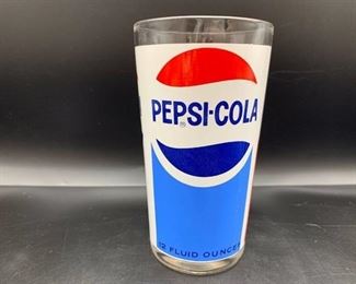 Vintage 12 Oz Pepsi Glass