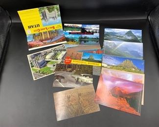 Lot of Unused Salt Lake City, Wyoming and Glacier National Park Post Cards