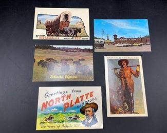 Lot of 5 Vintage Unused Nebraska Post Cards