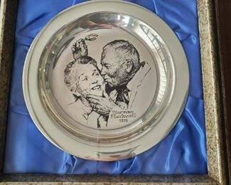 Sterling Silver Collectors Plates ~ There are 5 or 6 different ones!