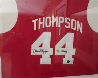 Signed Thompson jersey