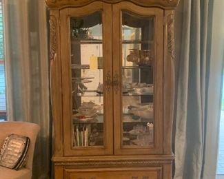 Lighted Hutch with drawer