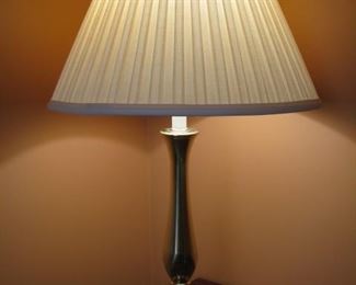 #13 $25.00 - brass table lamps 