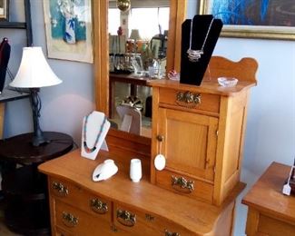 Antique Oak Wardrobe