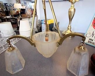French Art Deco Chandelier