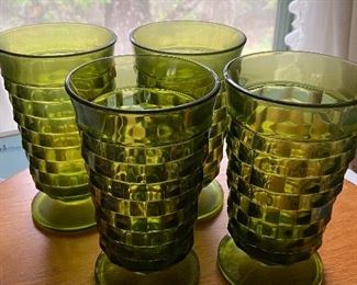 Green cubist glasses $24