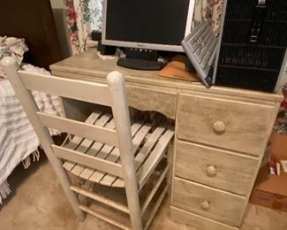 Desk & chair $80