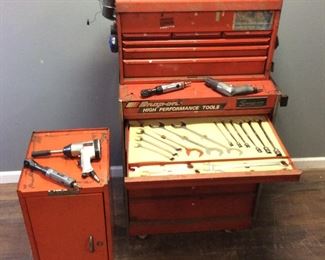 TOOL CABINET, SNAP ON TOOLS , MAC TOOLS , S-K WAYNE TOOLS, HAND TOOLS INCLUDED WITH TOOL CAB