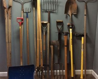 ASSORTED LANDSCAPING TOOLS,