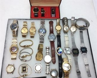 ASSORTED WATCHES, BENRUS, BELAIR, TIMEX,