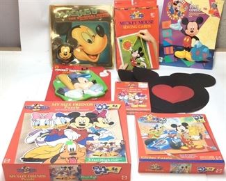 DISNEY MICKEY MOUSE PUZZLES AND