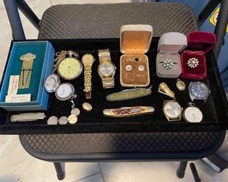 nice selection of vintage jewelry, 10k rings and more. 
