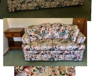 Floral Broyhill Sofa and Matching LoveSeat Both for $300
Floral Broyhill Sofa 7 Ft 2 Inches Wide x 2 Ft 10 Inches Deep x 2 Ft 8 Inches Tall
Floral Broyhill LoveSeat 5 Ft Wide x 2 Ft 10 Inches Deep x 2 Ft 8 Inches Tall