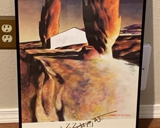 285 Signed Z.Z. Wei Gallery Poster