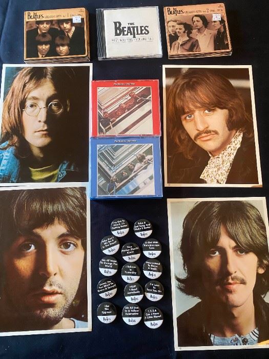 027lr Beatles Anthology Buttons  More