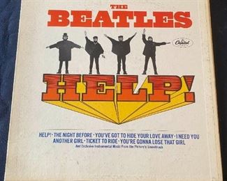 028lr Beatles Help Soundtrack Lp