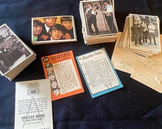 039lr 1964 Topps Beatles Trading Cards