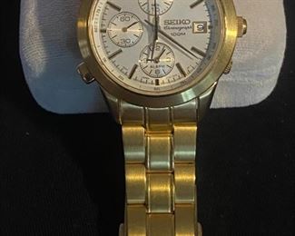 051lr Seiko Mens Chronograph Watch