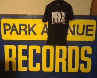 115h Park Avenue Record Store Sign And Shirt