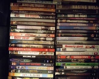 117h Two Tubs of DVDs Blueray