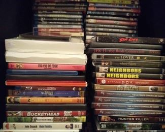 118h Two Tubs of Dvds And Bluray