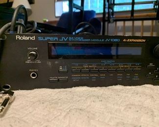 212 Roland Super JV 64 Voice Synthesizer Module JV 1080 Vocal Processor