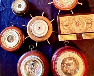 313lr Vintage German Barometers