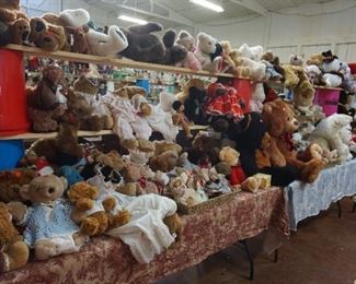 BEARS and stuffed animals,  BOYD, TY, American Bear Co and others