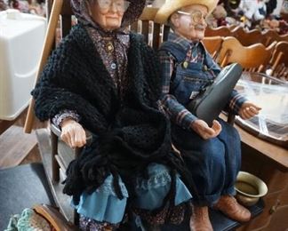 Grandma and Grandpa dolls