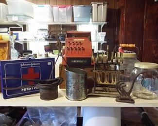 assortment of vintage items