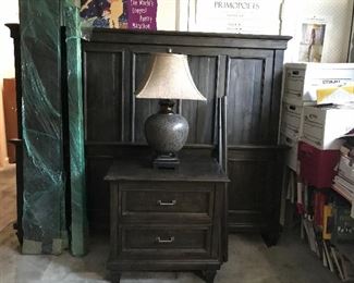 (Brand New) Magnussen Calistoga 4-Piece Panel Bedroom Set in Weathered Charcoal