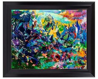 Neiman Napoleon at Waterloo Serigraph