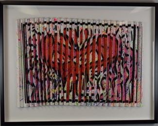 Zax Original Hand Painted 3D Polymorph Robert Indiana