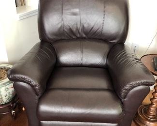 Leather Lazy Boy recliner
