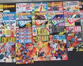 Located in: Chattanooga, TN
Yr 1988 - 1998
MFG Marvel
Excalibur Comic Books
#3, 4, 8, 11, 13, 14, 16, 34 - 38, 40, 46, 47, 57, 58, 67, 68, 71, 75, 86, 99, (4)100, 101, 105 - 110, & 122
*Have Protective Covers*