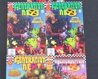 Located in: Chattanooga, TN
Yr 1995
MFG Marvel
Generation Next Comic Books
# 1, (2)2, 3, & 4
*Have Protective Covers*