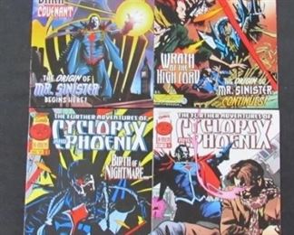 Located in: Chattanooga, TN
MFG Marvel
Further Adventures of Cyclops & Phoenix
1996
#1-4
*Have Protective Covers*