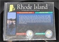 Yr: 2001
Denomination Rhode Island Colorized
Series: State Quarter
Located in: Chattanooga, TN
COA
P & D Mint