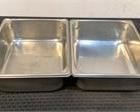 Located in: Chattanooga, TN
Stainless Steel Pans
Size (WDH) 10-1/4"Wx10-1/2"Dx4"H
**Sold As Is Where Is**