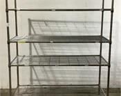 Located in: Chattanooga, TN
MFG AMCO
Metal Shelving Unit
Size (WDH) 59-1/2"W x 23-1/2"D x 72"H
**Sold As Is Where Is**