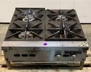 Located in: Chattanooga, TN
MFG Garland
4 Burner Gas Stove Top
Size (WDH) 24"Wx27"Dx10"H
Unable to Test
**Sold as is Where is**
