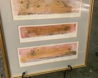 Beautiful -Original Water Color/ Mixed media  signed by Artist 