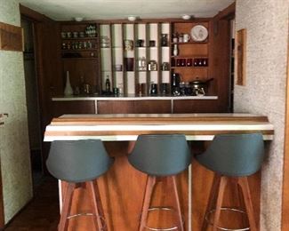 Mid Century Bar Stools