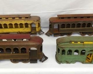 GROUP PICTURE TRAIN CARS