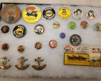 VARIOUS COLLECTOR BUTTONS