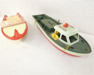 EARLY PLASTIC BOATS