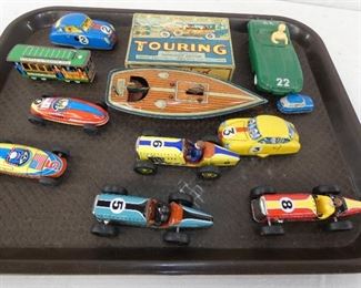 LOT OF TOY RACERS