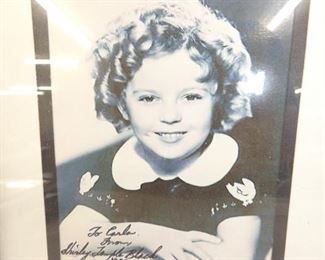 AUTOGRAPHED 1982 SHIRLEY TEMPLE